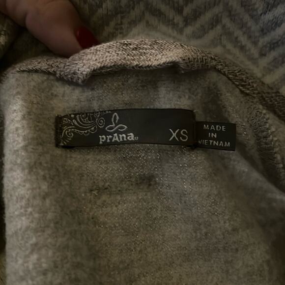 PRANA wool blend collared cardigan XS - Picture 2 of 6